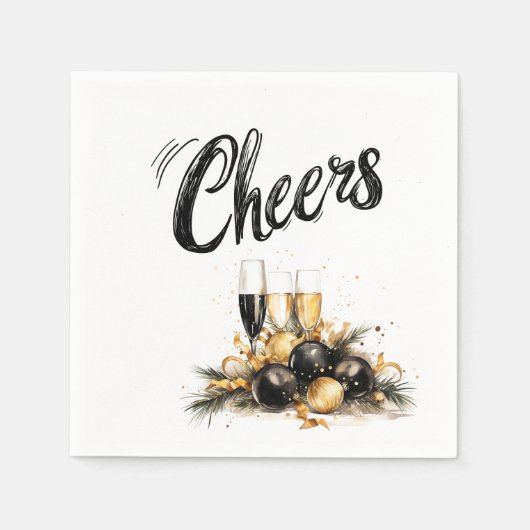 Serviette En Papier Serviettes de fête "Cheers" (Devant)