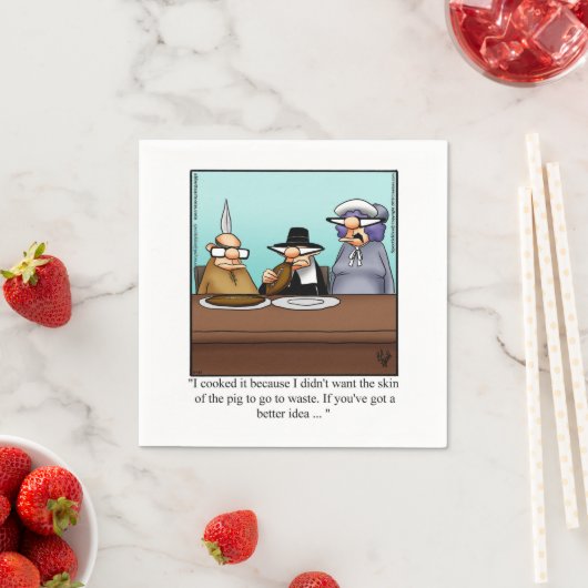 Serviette En Papier Serviettes de fête d'action de grâces (En situation)