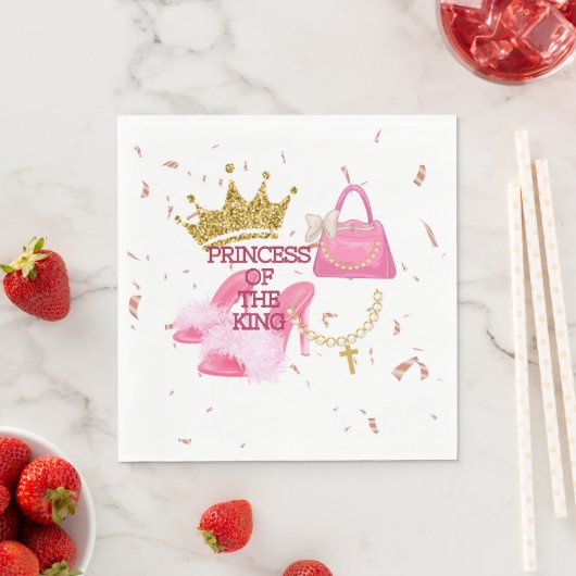 Serviette En Papier Serviettes de fête d'anniversaire Christian Prince (En situation)