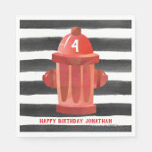 Serviette En Papier Serviettes de fête d'anniversaire de l'incendie -  (Devant)