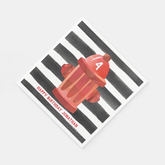 Serviette En Papier Serviettes de fête d'anniversaire de l'incendie -  (Coin)