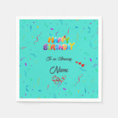 Serviette En Papier Serviettes de fête d'anniversaire élégantes - Conc (Devant)