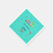 Serviette En Papier Serviettes de fête d'anniversaire élégantes - Conc (Coin)