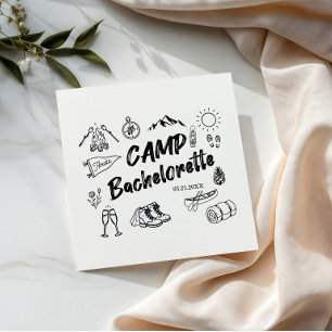 Serviette En Papier Serviettes de fête de bachelorat sur le thème du c
