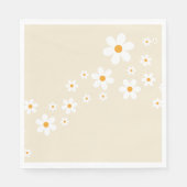 Serviette En Papier Serviettes de fete de fiançailles Retro Daisy Groo (Devant)