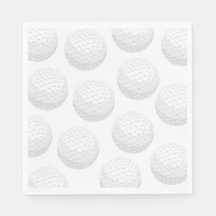 Serviettes de fête de golf