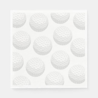 Serviette En Papier Serviettes de fête de golf