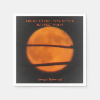 Serviette En Papier Serviettes de fête de la lune de récolte