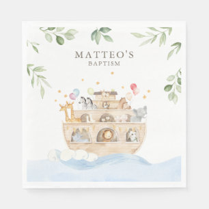 Serviette En Papier Serviettes de fête de l'Arche de Noé