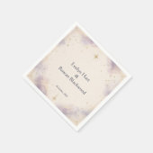 Serviette En Papier Serviettes de fête de mariage céleste (Coin)