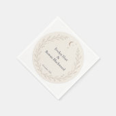 Serviette En Papier Serviettes de fête de mariage céleste (Coin)