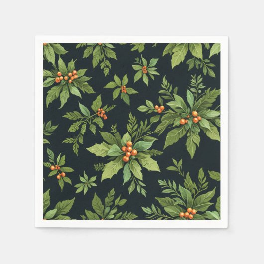 Serviette En Papier serviettes de fête de noël (Devant)