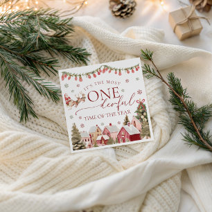Serviette En Papier Serviettes de fête de Noël ONEderful