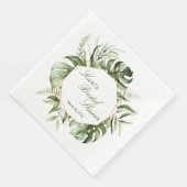 Serviette En Papier Serviettes de fête de taille dîner de verdure trop (Coin)