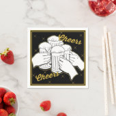 Serviette En Papier Serviettes de fête des bières (En situation)