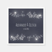 Serviette En Papier Serviettes de Fête des mariées étoilée (Devant)