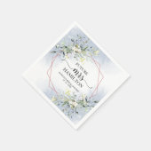 Serviette En Papier Serviettes de Fête des mariées géométrique verdoya (Coin)