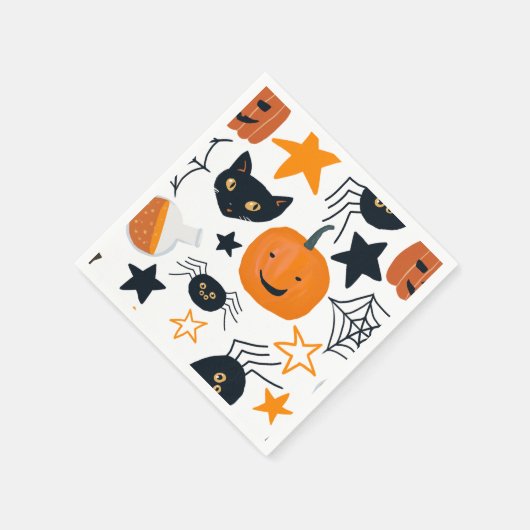 Serviette En Papier Serviettes de fête d'Halloween (Coin)