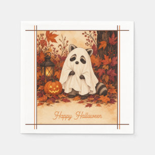 Serviette En Papier Serviettes de fête d'Halloween Costume de Fantôme