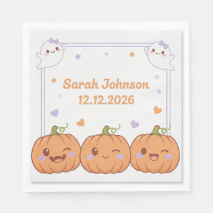 Serviette En Papier Serviettes de fête d'Halloween effrayantes   Fantô