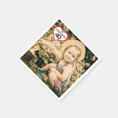 Serviette En Papier Serviettes de fête du 40e anniversaire avec photo (Coin)