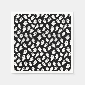 Serviette En Papier Serviettes de fête Halloween fantôme mignon noir e