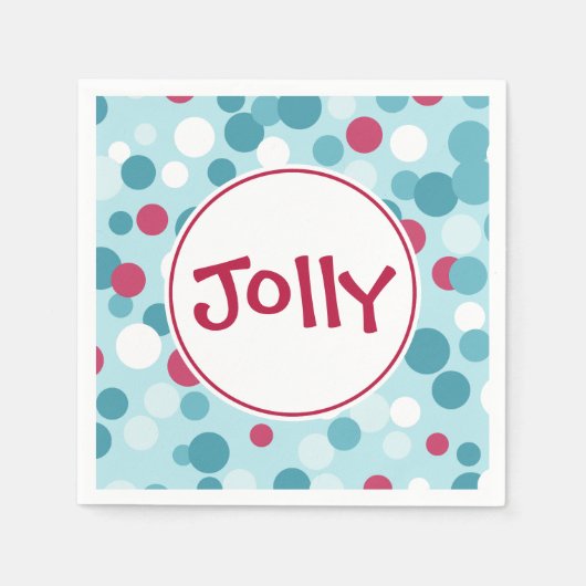 Serviette En Papier Serviettes de fête joyeuse (Devant)