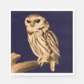 Serviette En Papier serviettes de fête oiseaux sauvages nature Chouett (Devant)