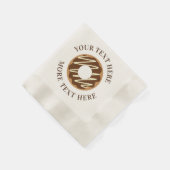 Serviette En Papier Serviettes de fête personnalisées pour beignets au (Coin)