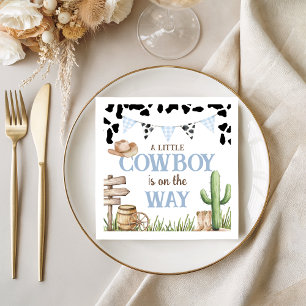 Serviette En Papier Serviettes de fête pour Baby Shower Cowboy