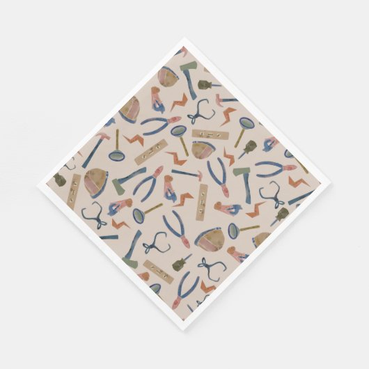 Serviette En Papier Serviettes de fête pour outils de construction à l (Coin)