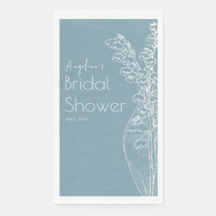 Serviette En Papier Serviettes de fête pour une douche de mariée.