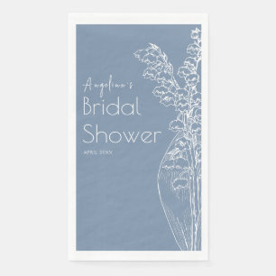 Serviette En Papier Serviettes de fête pour une douche d'épouse.