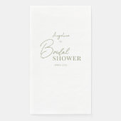 Serviette En Papier Serviettes de fête pour une douche nuptiale pastel (Devant)
