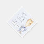 Serviette En Papier Serviettes de fête prénuptiale avec noeud bleu (Coin)