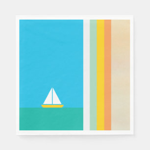Serviette En Papier Serviettes de fête Smooth Sailin