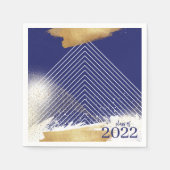 Serviette En Papier Serviettes de fin d'études encadrées de la Marine  (Devant)