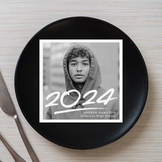 Serviette En Papier Serviettes de fin d'études photo modernes en purée