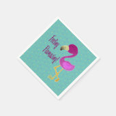 Serviette En Papier Serviettes de Flamant rose flamboyant (Coin)