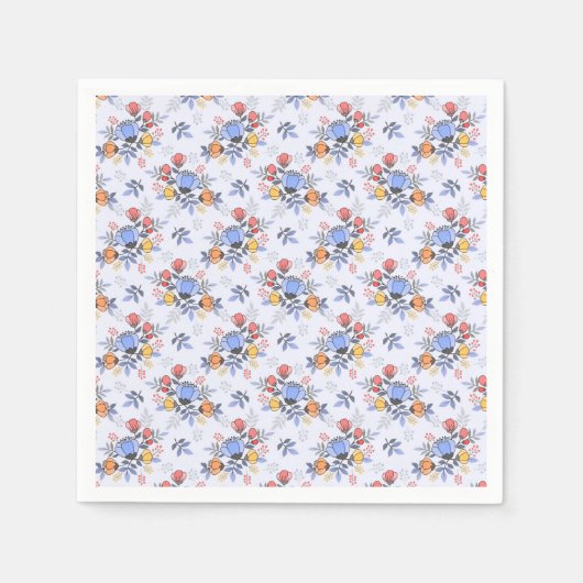 Serviette En Papier Serviettes de fleurs à main Whimsy (Devant)