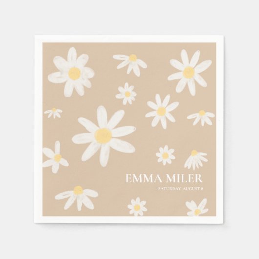 Serviette En Papier Serviettes de fleurs de marais bohème (Devant)