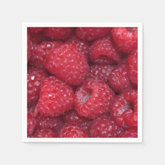 Serviette En Papier Serviettes de framboise (Devant)