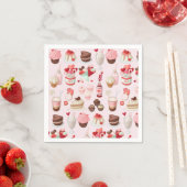 Serviette En Papier Serviettes de friandises (En situation)