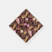 Serviette En Papier Serviettes de friandises (Coin)