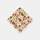 Serviette En Papier Serviettes de friandises (Coin)