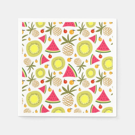 Serviette En Papier Serviettes de fruits (Devant)