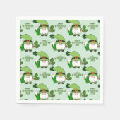 Serviette En Papier Serviettes de gnome pour la Saint-Patrick (Devant)