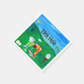 Serviette En Papier serviettes de golf 19th hole (Coin)