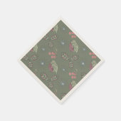 Serviette En Papier Serviettes de gribouillis de Noël Robin (Coin)