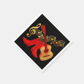 Serviette En Papier Serviettes De Guitare Et Botte De Cowboy Western P (Coin)